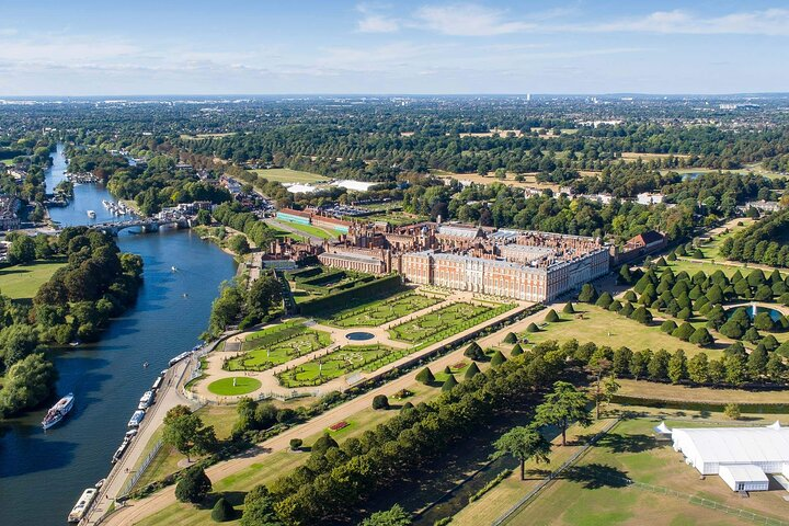 Hampton Court Palace on the Thames